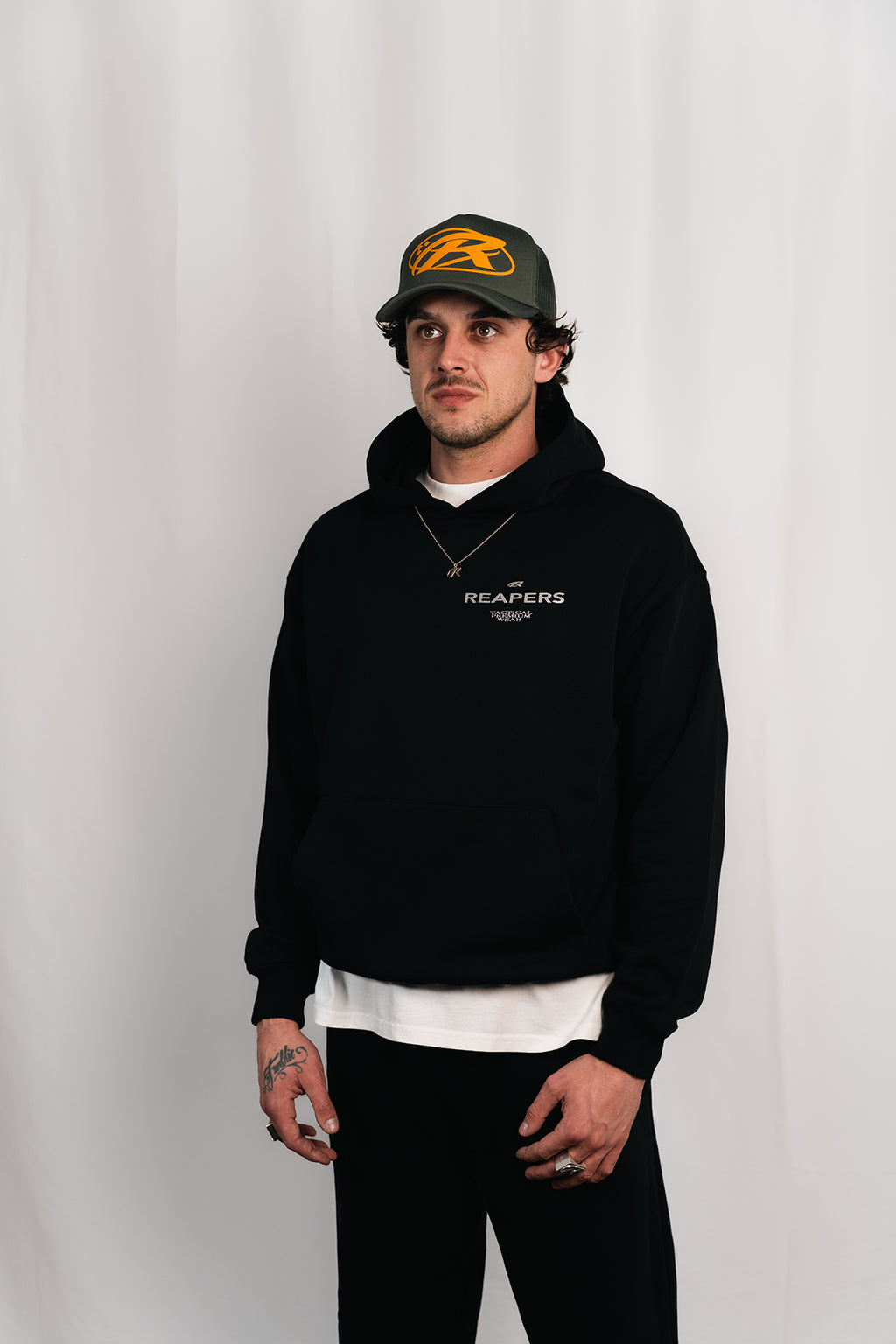 Reapers Big Reflective Foam Trucker Hat - Forest