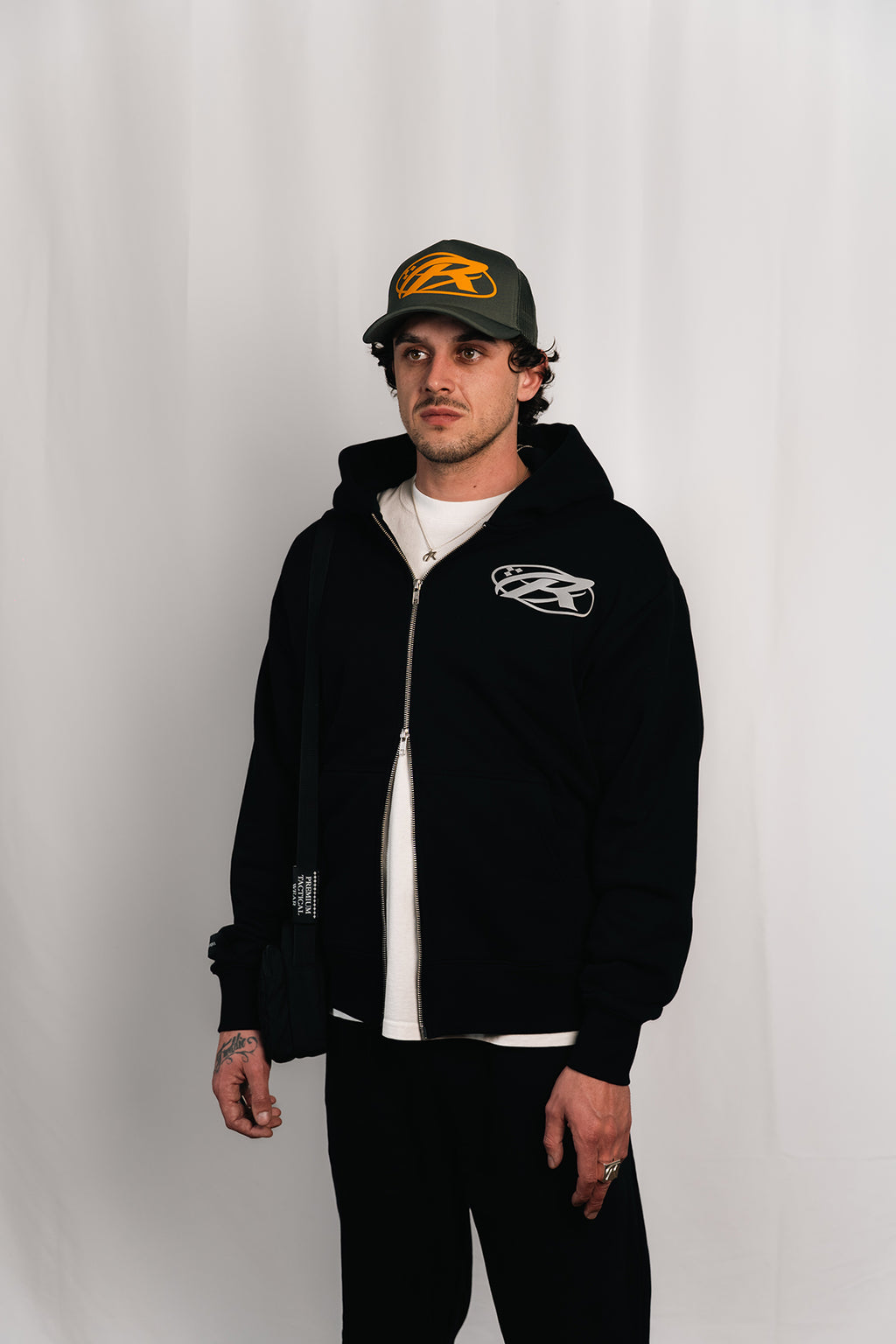 Reapers Heavyweight Hooded Zip - Black
