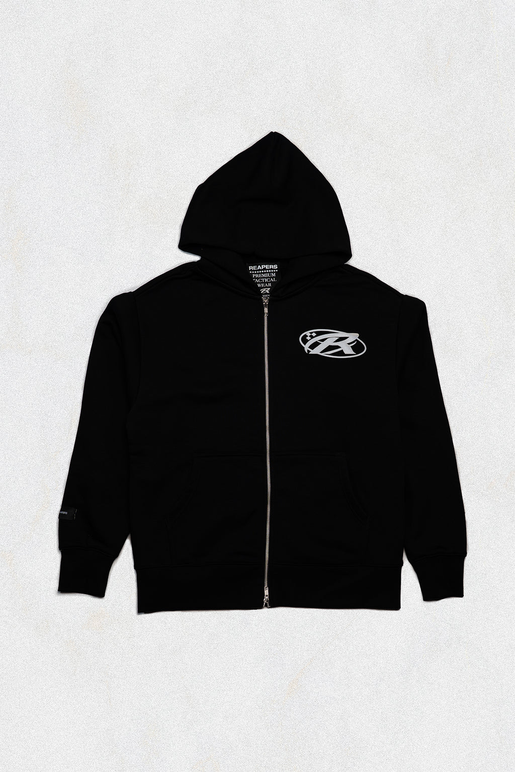 Reapers Heavyweight Hooded Zip - Black