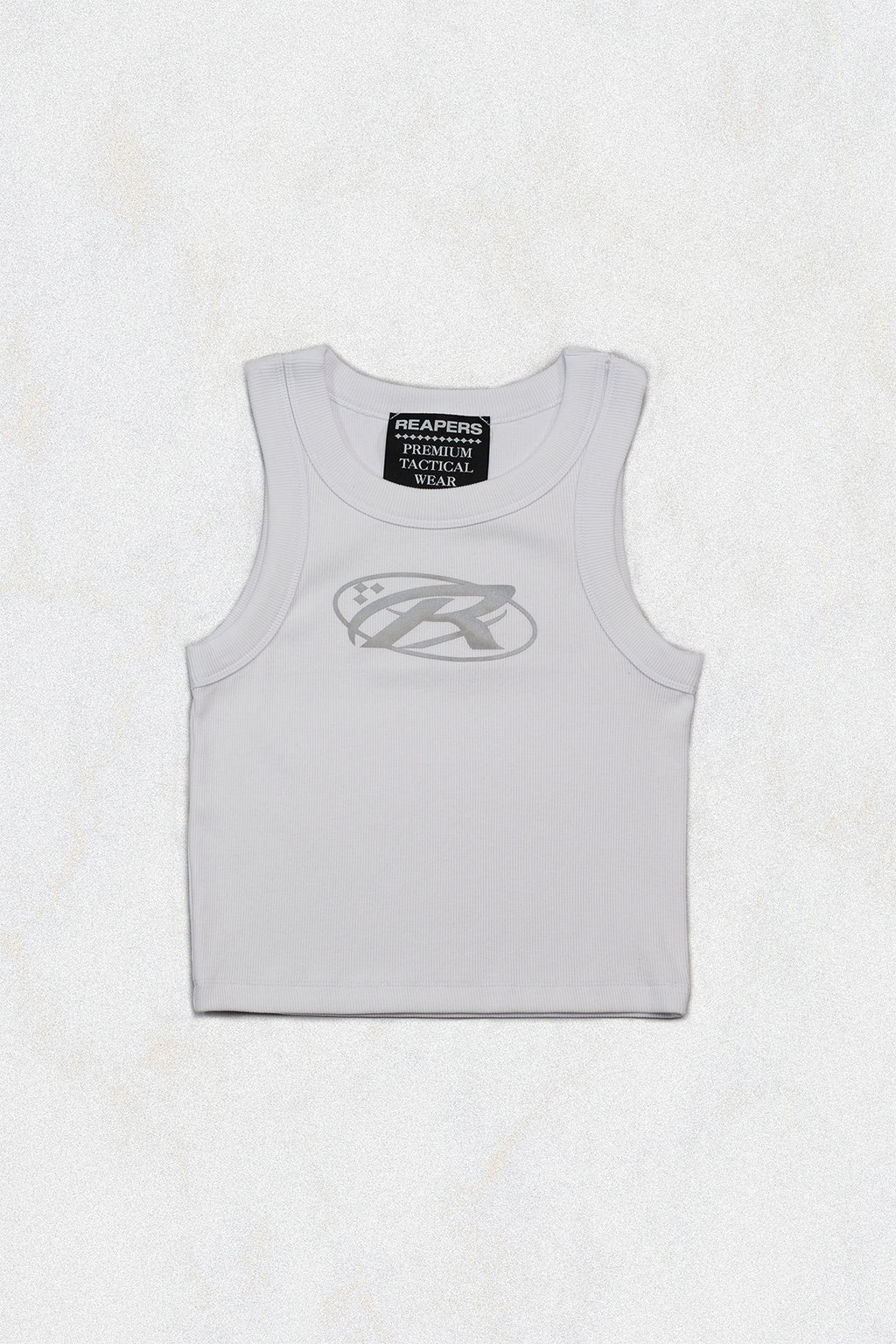 Reapers Reflective White Tank Top