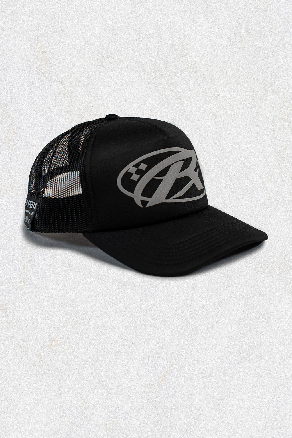 Reapers Big Reflective Foam Trucker Hat - Black