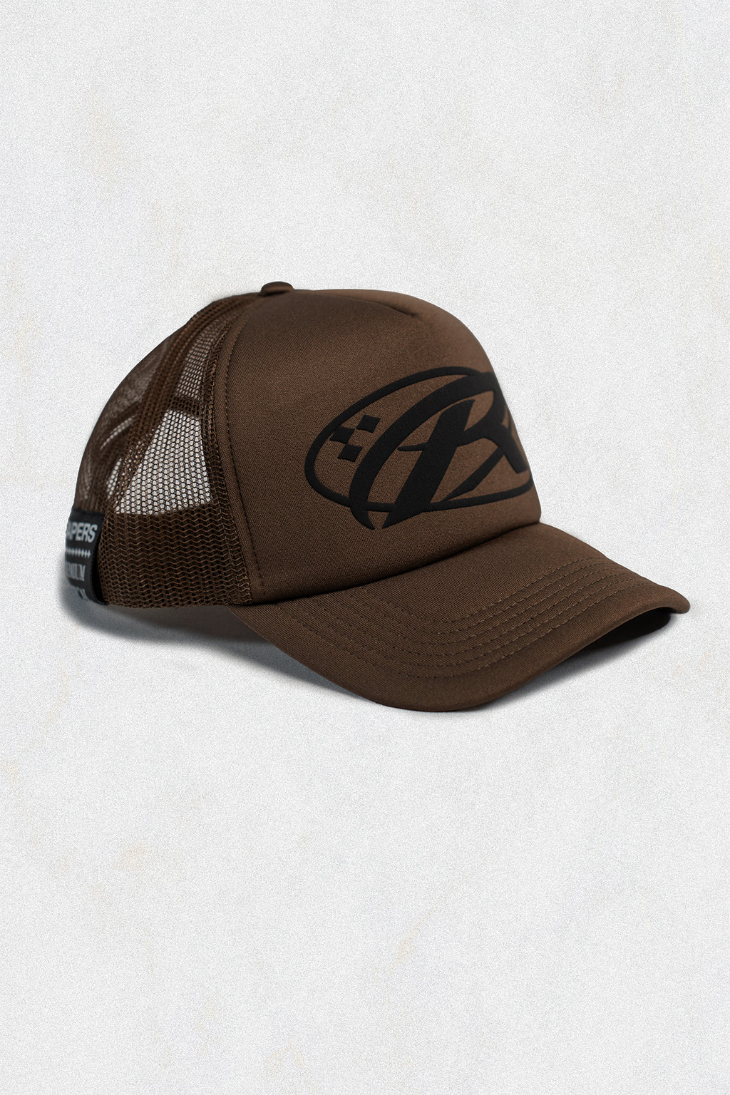 Reapers Big Reflective Foam trucker Hat - Brown
